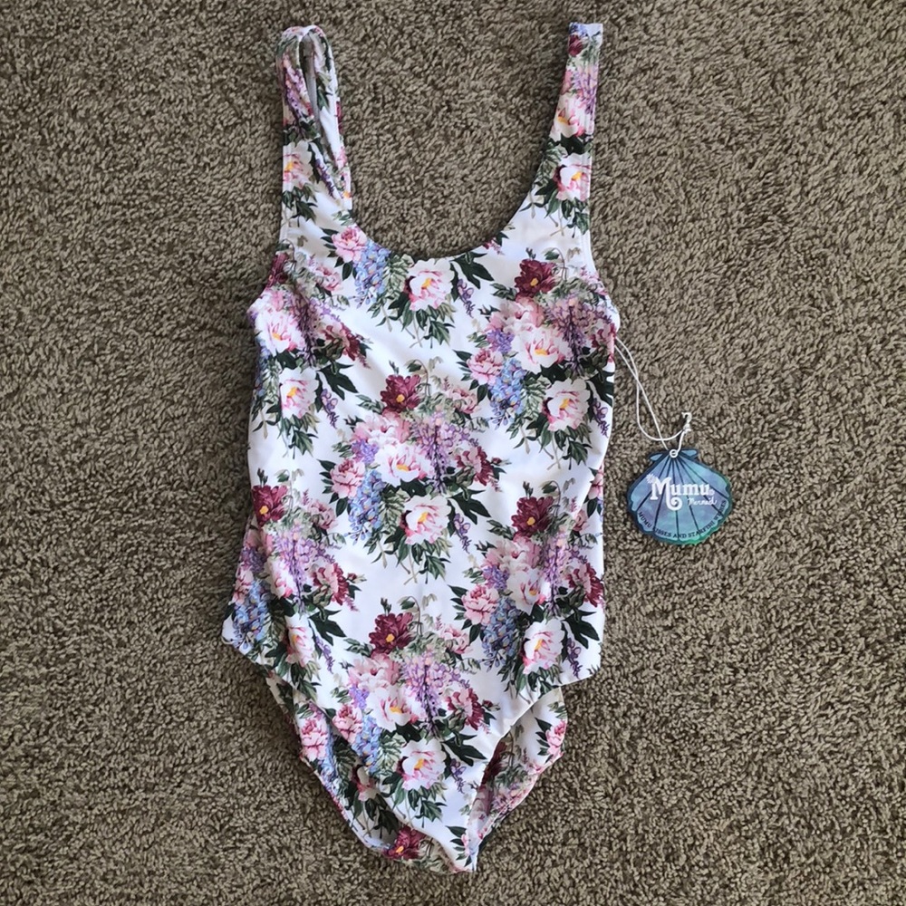 Show me your mumu floral one piece